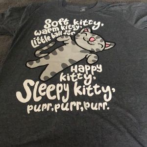 Big Bang theory soft kitty shirt